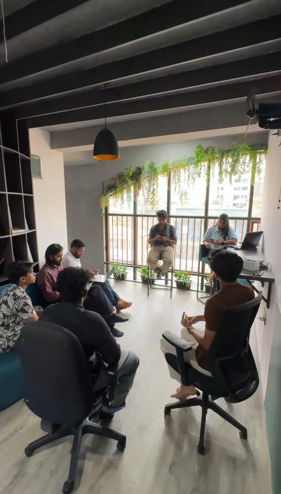 A session in the PerpeX B-School meeting space, Kozhikode