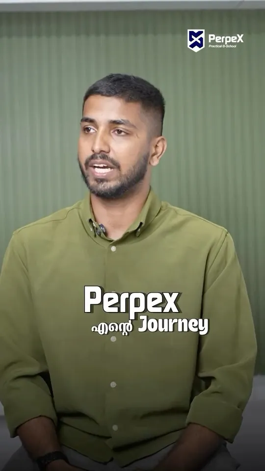Krishnaprasad A V, Cohort Alpha · came in an enthusiast, left a founder: PerpeX BYOB student video