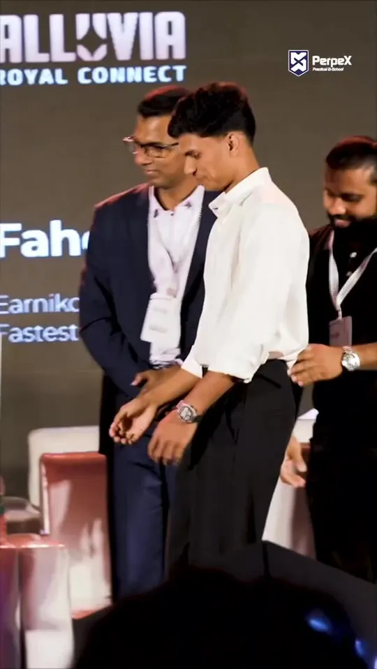 ₹5 lakh grant, Faheem (Earniko) won it before finishing the course: PerpeX BYOB student video